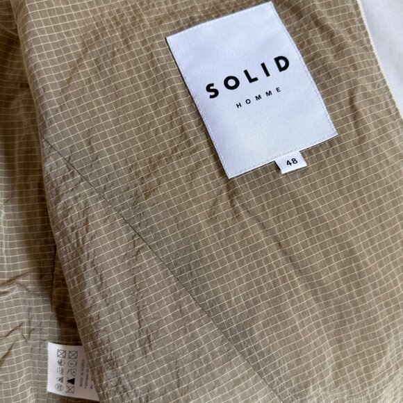 Men’s SOLID HOMME by Wooyoungmi lightweight hooded windbreaker size 48. - Picture 5 of 13